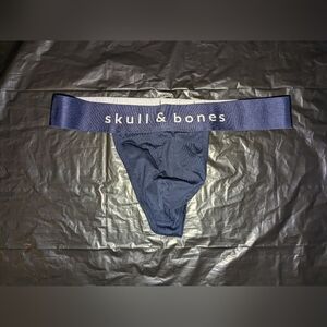 Skull and Bones Men's Thong underwear Size L Navy